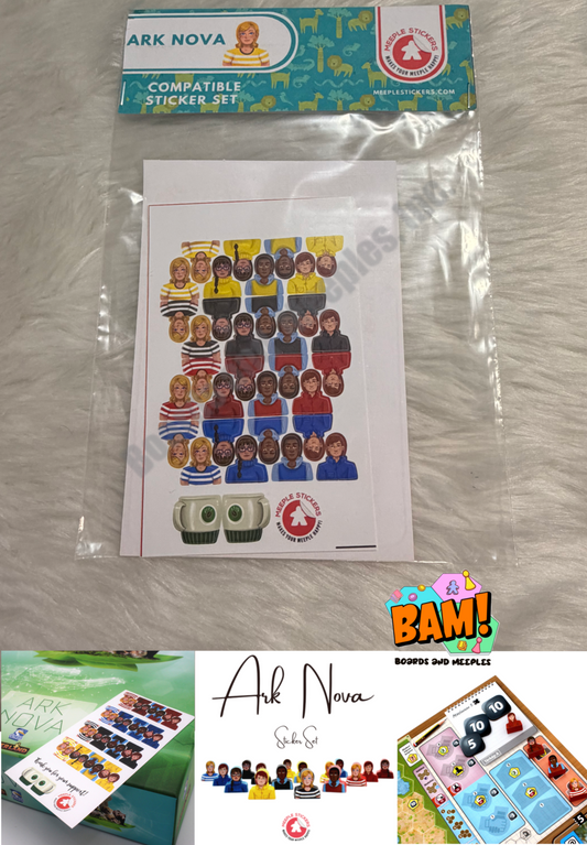 Ark Nova Meeple Sticker